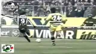 Serie A 19992000 day 16 Parma  Juventus 11 Del Piero Crespo [upl. by Chiles]