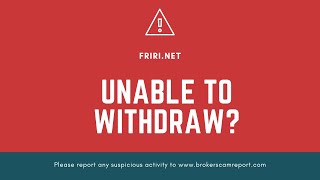 fririnet Review Unable to Withdraw Issue [upl. by Pentheam]