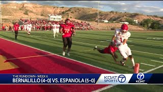 HS Football Bernalillo vs Espanola Valley [upl. by Notnarb530]