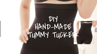 DIY TUMMY TUCKER AT HOME BODY SHAPER amp WAIST SLIMMER PART 8 एक मिनिट मे 23quot पेट कम करे फ्री में [upl. by Cirtemed436]