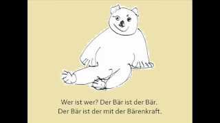 Kunterbunte Kinderlieder  Das Bärenlied mit Text [upl. by Lein]