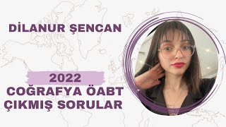 2022 Coğrafya ÖABT Çıkmış Soru Çözümü [upl. by Aynod412]