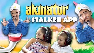 Akinator Knows Everything STALKER APP COMES TO LIFE Creepy GURU Fun FGTEEV GAMEPLAY  SKIT [upl. by Tsai]