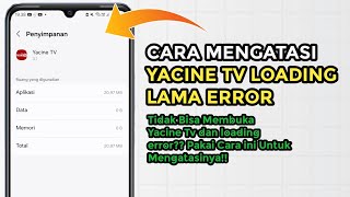 Cara Mengatasi Yacine Tv Loading Lama Error  Yacine Tv Tidak Bisa Dibuka [upl. by Moll]