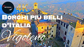 Borghi più belli dItalia VIGOLENOCastello 4K video [upl. by Gregg]