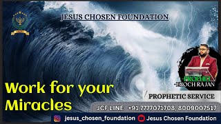 Sermon Topic  Work for your Miracles  Prophetic Service  With Prophet Enoch Rajan [upl. by Acir]