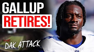 Michael Gallup UNEXPECTED RETIREMENT Says A LOT About Dallas Cowboys Front Office [upl. by Opaline210]