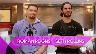 WWE Superstars Roman Reigns amp Seth Rollins CarPool Karaoke March 122020 [upl. by Johm]