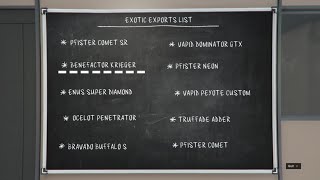 GTA Online Exotic Exports Location Benefactor Krieger [upl. by Karlie]