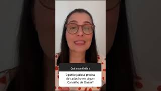 Perito Judicial precisa estar cadastrado em Conselho de Classe [upl. by Drucy917]