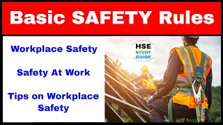 Basic Safety Rules  Workplace Safety  Safety at Work  Tips on Workplace Safety  Safety Rules [upl. by Kacy]