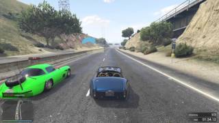 GTA 5 Drag Race Declasse Mamba vs Stirling GT [upl. by Nnayram546]