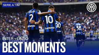 INTER 31 LAZIO  BEST MOMENTS  PITCHSIDE HIGHLIGHTS 👀⚫🔵 [upl. by Samala319]