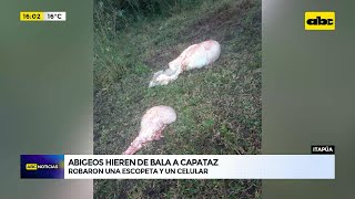 Abigeos hieren de bala y asaltan a capataz en Itapúa [upl. by Gilead97]