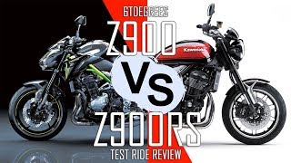 Z900 vs Z900RS test ride review [upl. by Hujsak]