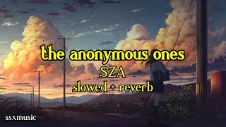 The Anonymous Ones  SZA slowed  reverb [upl. by Enimzzaj262]