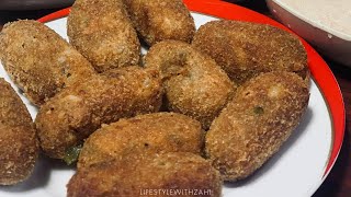 Chicken white sauce cutlet Recipe food recipe cooking foodies [upl. by Hebe]