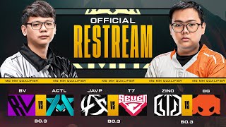 Official RestreamM6  Myanmar 🇲🇲 Qualifier Week1 Day1 ပွဲစဉ်​​များ [upl. by Brok67]