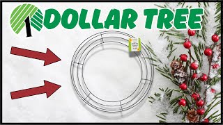 Unique Dollar Tree DIY Christmas Wreaths🎄Dollar Tree Christmas Wreath DIYs [upl. by Perseus]