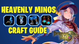 HEAVENLY MINOS CRAFT PROCESS FULL GUIDE  Dragon Nest SEA [upl. by Warfold]