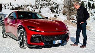 Ferrari Purosangue review Twice the price of the Porsche Cayenne Turbo GT Really [upl. by Eetnod98]