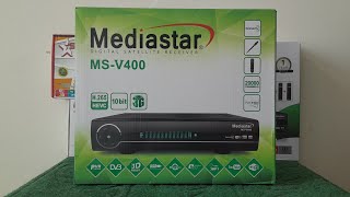 Mediastar MSV400 10BiT Satellite Receiver l LAN l 3G l 20K CH l Unboxing l Urdu [upl. by Darleen]