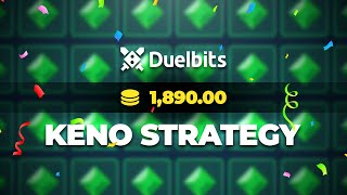 I tried the BEST KENO STRATEGY on Duelbits [upl. by Shushan948]