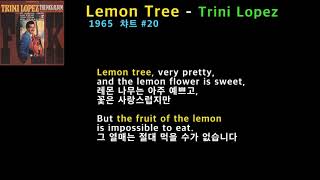 Lemon TreeTrini Lopez레몬 츄리트리니 로페즈가사 번역 [upl. by Drofhsa920]