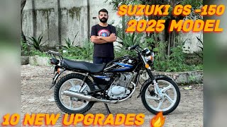 Suzuki Gs 150 new model launched  2025  unofficial footages [upl. by Aznarepse]