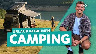 Camping Urlaub mit Wohnwagen Wohnmobil und LuxusGlamping am Strand  ARD Reisen [upl. by Marin]