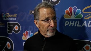 26 PHI vs FLA Postgame John Tortorella [upl. by Acirt911]