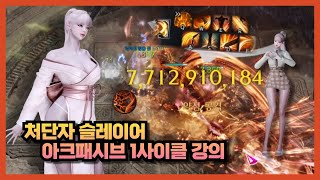 Lost Ark 처단자 슬레이어 아크패시브 1사이클 세팅 강의 [upl. by Adnilim256]