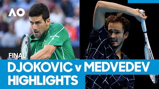 Novak Djokovic vs Daniil Medvedev Match Highlights F  Australian Open 2021 [upl. by Tab]