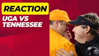 Tennessee vs Georgia Reaction  Bulldogs Topple Vols  Ref Blaming Has to Stop [upl. by Vanny514]