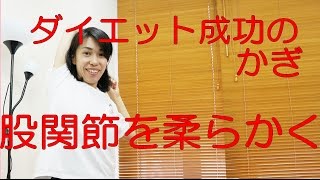 股関節ストレッチ 柔らかい体でダイエット効果を上げる [upl. by Annam]