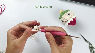 How To Fasten Off In Amigurumi [upl. by Nasar200]