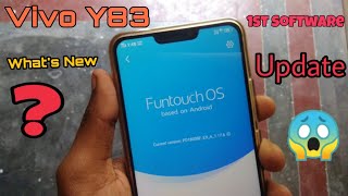 Vivo Y83 Software Update  Vivo Y83 First Funtouch Os Update  Better Camera Quality [upl. by Oniger]