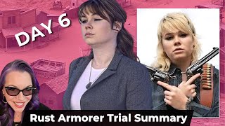 Hannah Gutierrez  Rust Armorer Trial Day 6 Summary [upl. by Lucrece161]