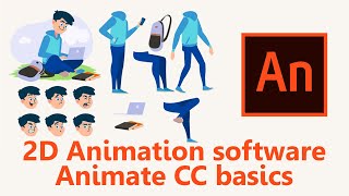 Adobe Animate cc tutorial Basics for beginners Explained detailedly Arttutor [upl. by Kantor447]