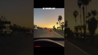 Definition Of Crashout  Viral racingcrash carcrash BMW racingfail shorts funny trending [upl. by Eceirehs]