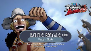 Battle Royale 120  The King of Snipers  Usopp vs Moria  One Piece  Burning Blood [upl. by Strohl]