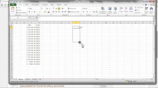 Afisare automata in excel a zilelor saptaminii in functie de data [upl. by Kass]