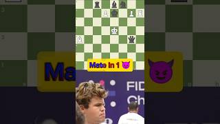 CAN YOU Mate in 1 💥🔥😈 chess chessgrandmaster challenge chesspuzzle chesstactics [upl. by Latton682]