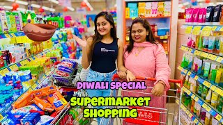 🪔Diwali Special Cheapest Super Market Shopping for New House 🏠 Bindass Kavya Diwali Celebration [upl. by Georgie]