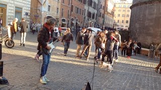 Pink Floyd  Shine on at Pantheon  Streets of Rome [upl. by Yemane]