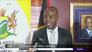 Mpumalanga Government  Premier reshuffles cabinet [upl. by Kalk]