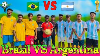 Brazil VS Argentina FIFA World Cup 2022  Omor On Fire  BAD BROTHER  Its Omor  JS Bondhu Studia [upl. by Armelda]