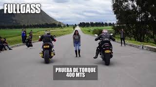 Yamaha MT10 vs Kawasaki Z1000 drag race [upl. by Eniowtna800]