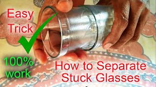 How to Separate Stuck Glasses [upl. by Antoinette188]