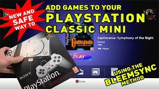 UPDATED AND SAFE Way to add games to your Playstation Classic Mini  Bleemsync PS1 Mini Hack 2 [upl. by Akimal]